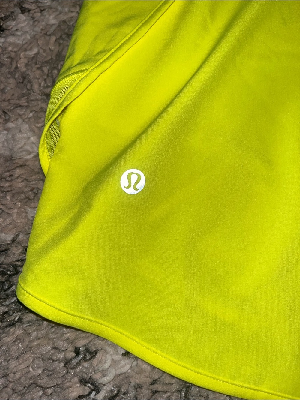 lululemon athletica Neon Yellow court rival high rise Women’s Athletic Skort - Picture 6 of 6